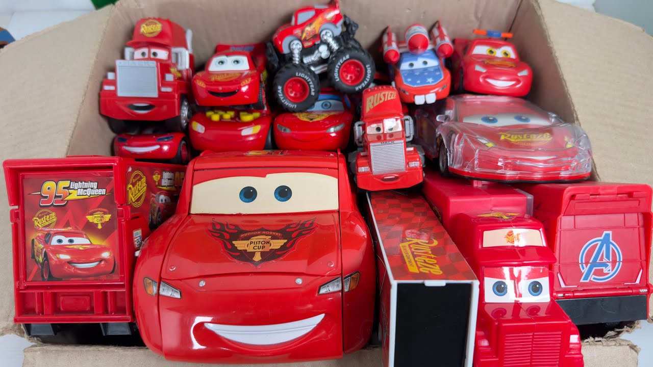 Disney Pixar Cars Unboxing Review | Full Lightning McQueen, Mack, Mater, Doc Hudson, Sally Carrera