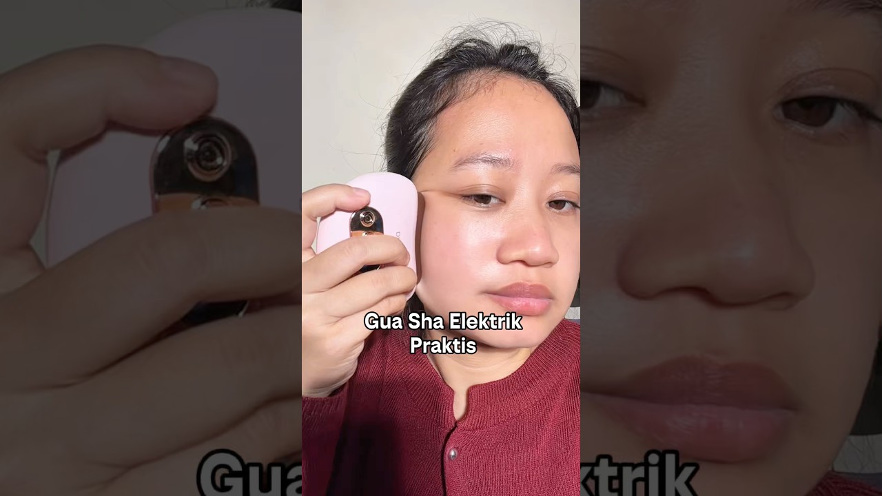 Pijat wajah pake ini oke juga #guashamassage #guashaelektrik #pijatwajah #guashafacelift