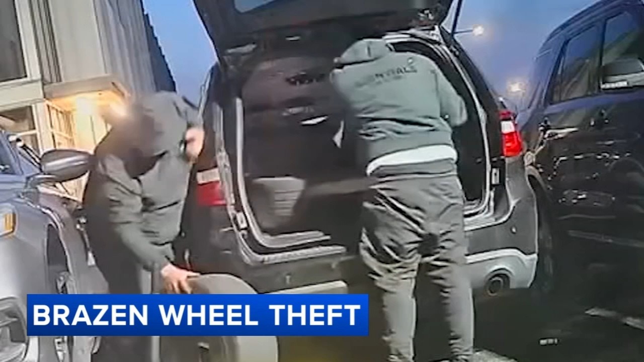 Wheel thefts continue as resident's car is stripped in minutes