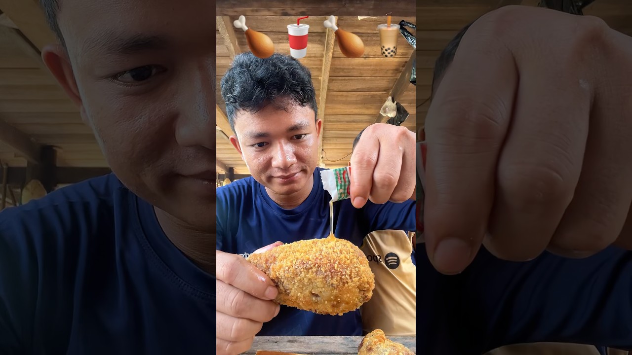 Eat delicious chicken.🍗🍗🍗 #food #mukbang #chicken