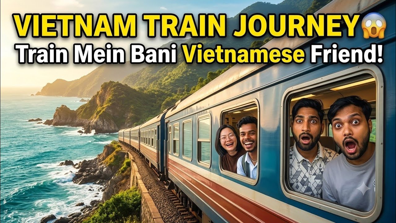 Vietnam 🇻🇳 train men bani new friend 😍....।।