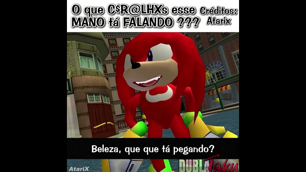 Sonic não sabe soletrar! - AtariX Dublado #sonic #memes #meme #animation #funny #knuckles #amy