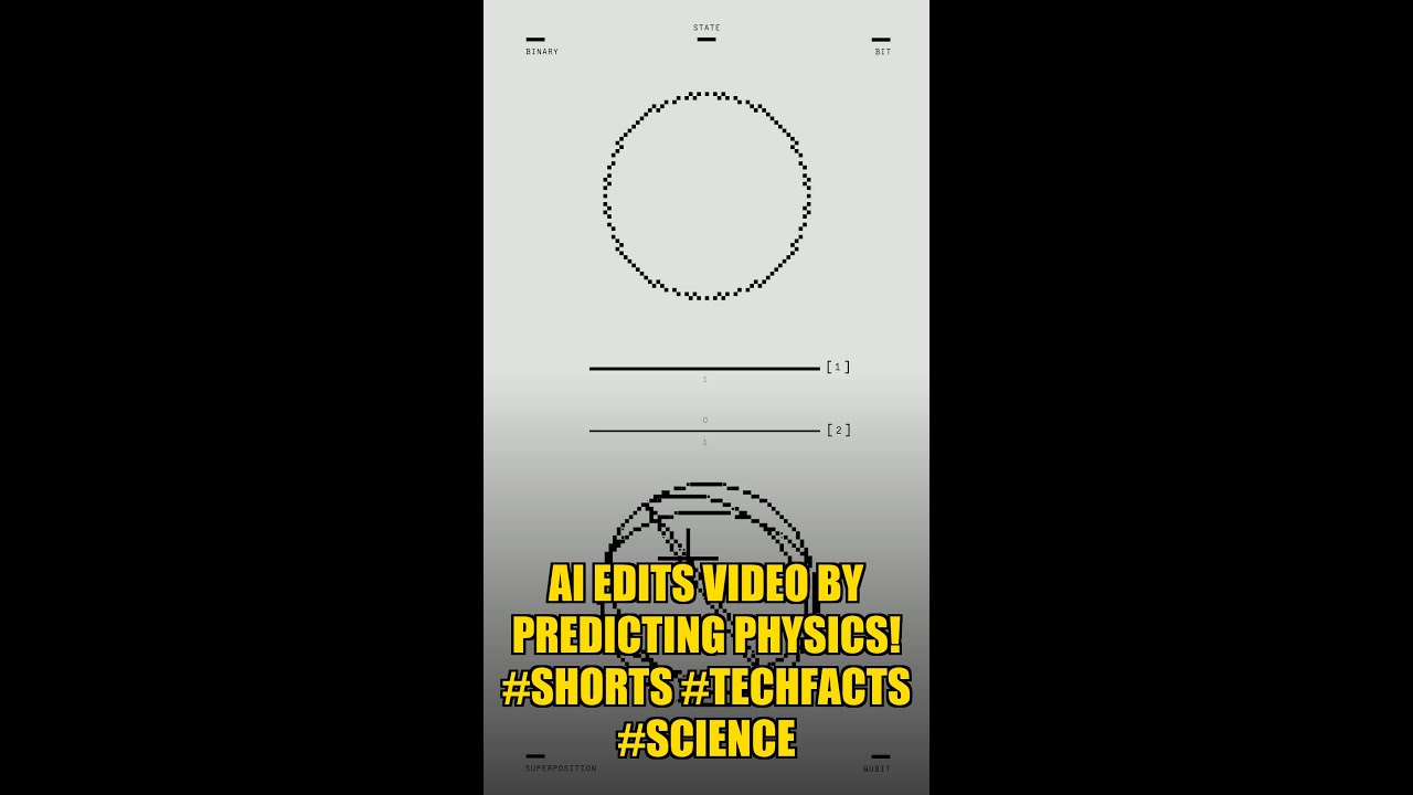 AI edits video by predicting physics! #Shorts #TechFacts #Science