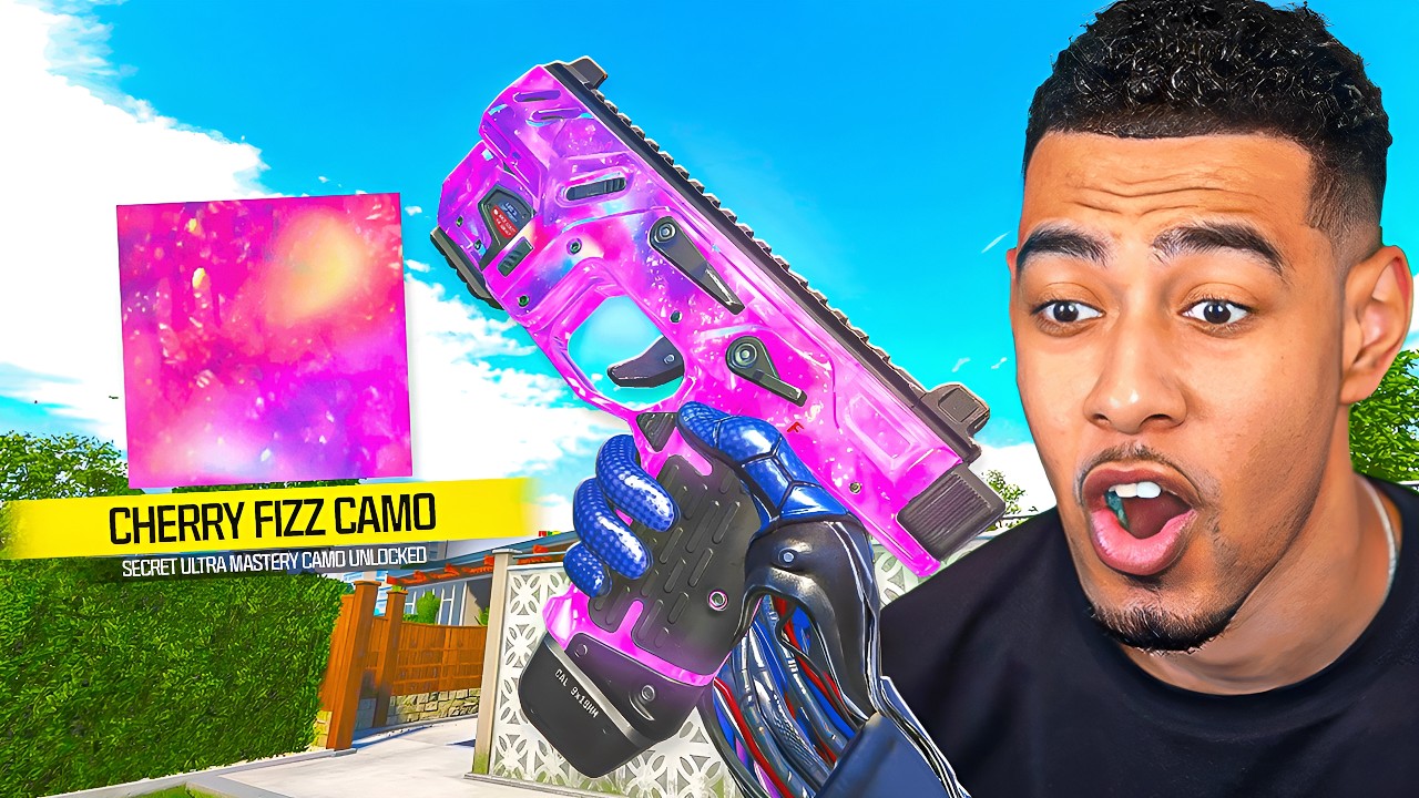I UNLOCKED the NEW CHERRY FIZZ CAMO in BO7.. (ULTRA MASTERY CAMO)
