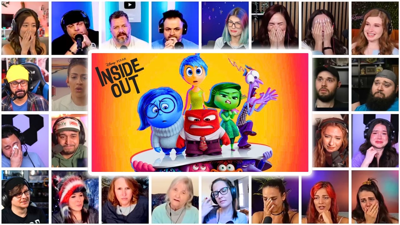 Inside Out (2015) without Spilling The Milk (No Hate) - MOVIE Reaction Mashup!
