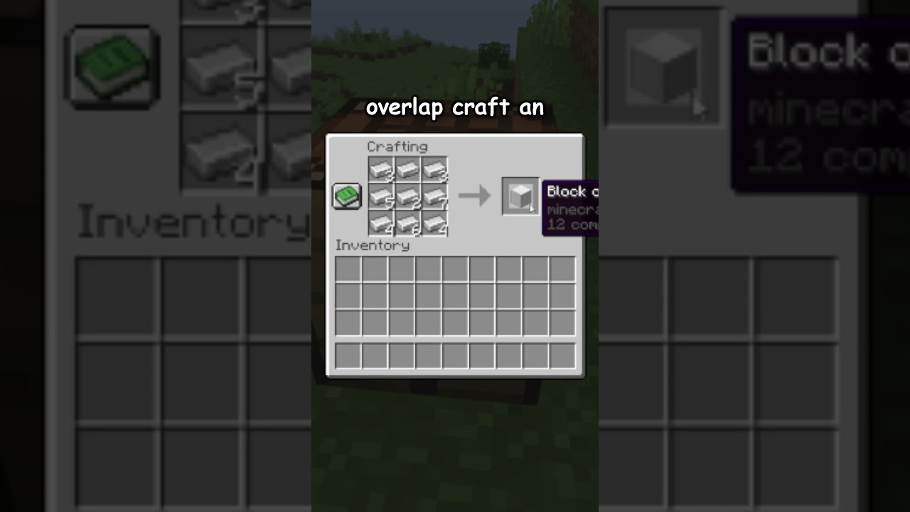 you can craft 7 different items at once