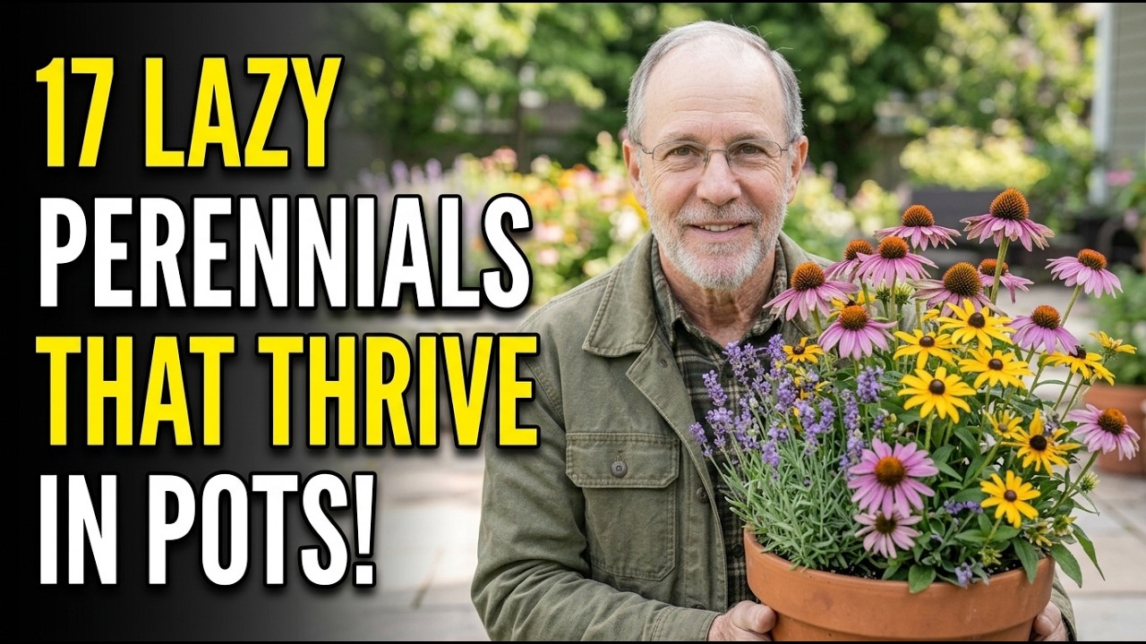 After 40 Years at a Garden Center — 17 Lazy Perennials That Thrive in Pots No Maintenance Container