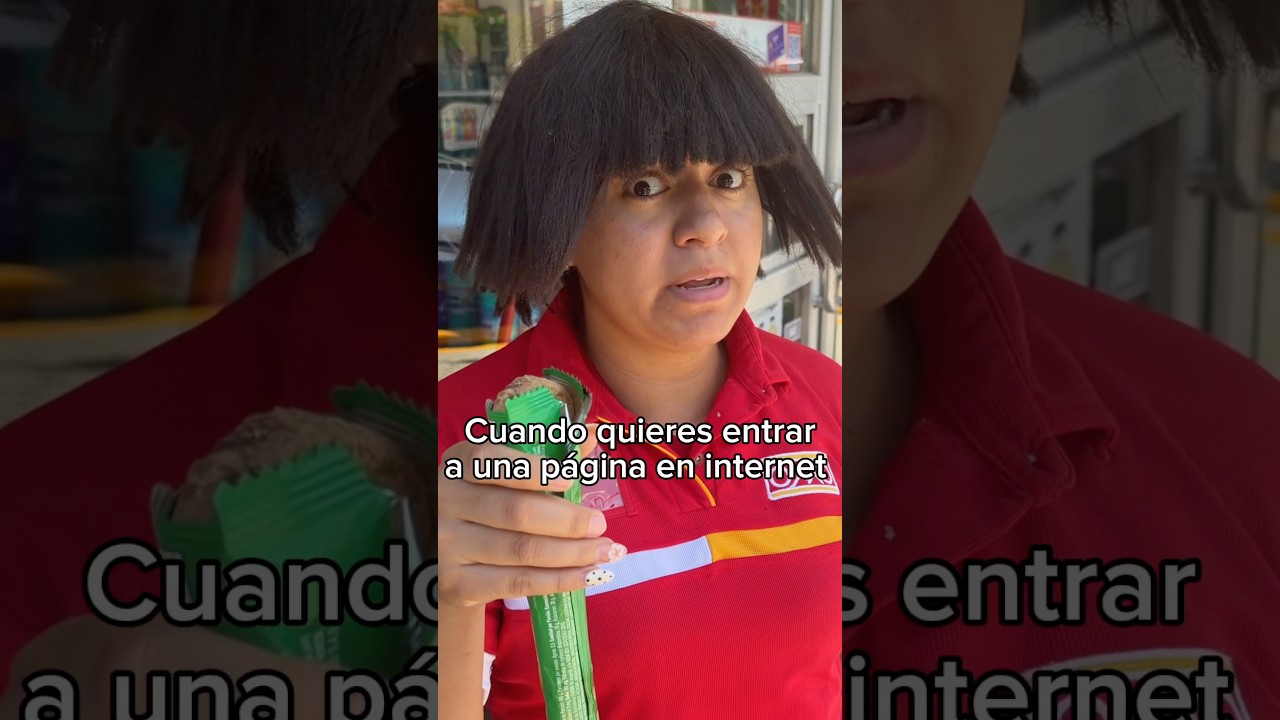 Cuando quieres entrar a una página en internet 😳😂 #humor #comedia #parodia