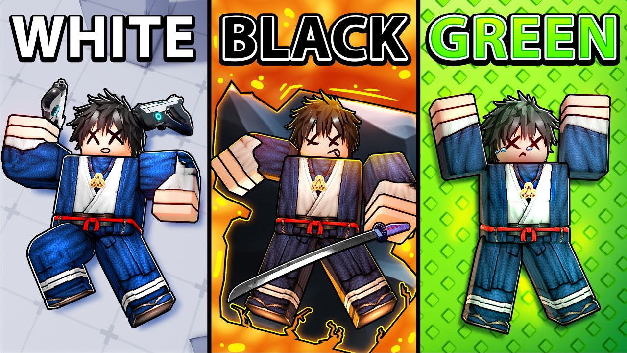 Roblox Rivals But You Can’t Touch ANY COLOR..
