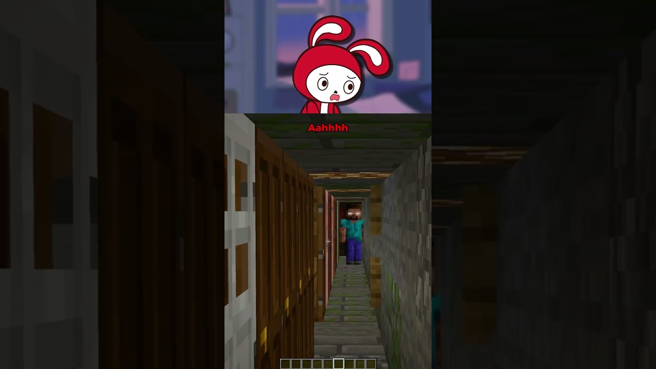 Scary tunnel! #minecraft