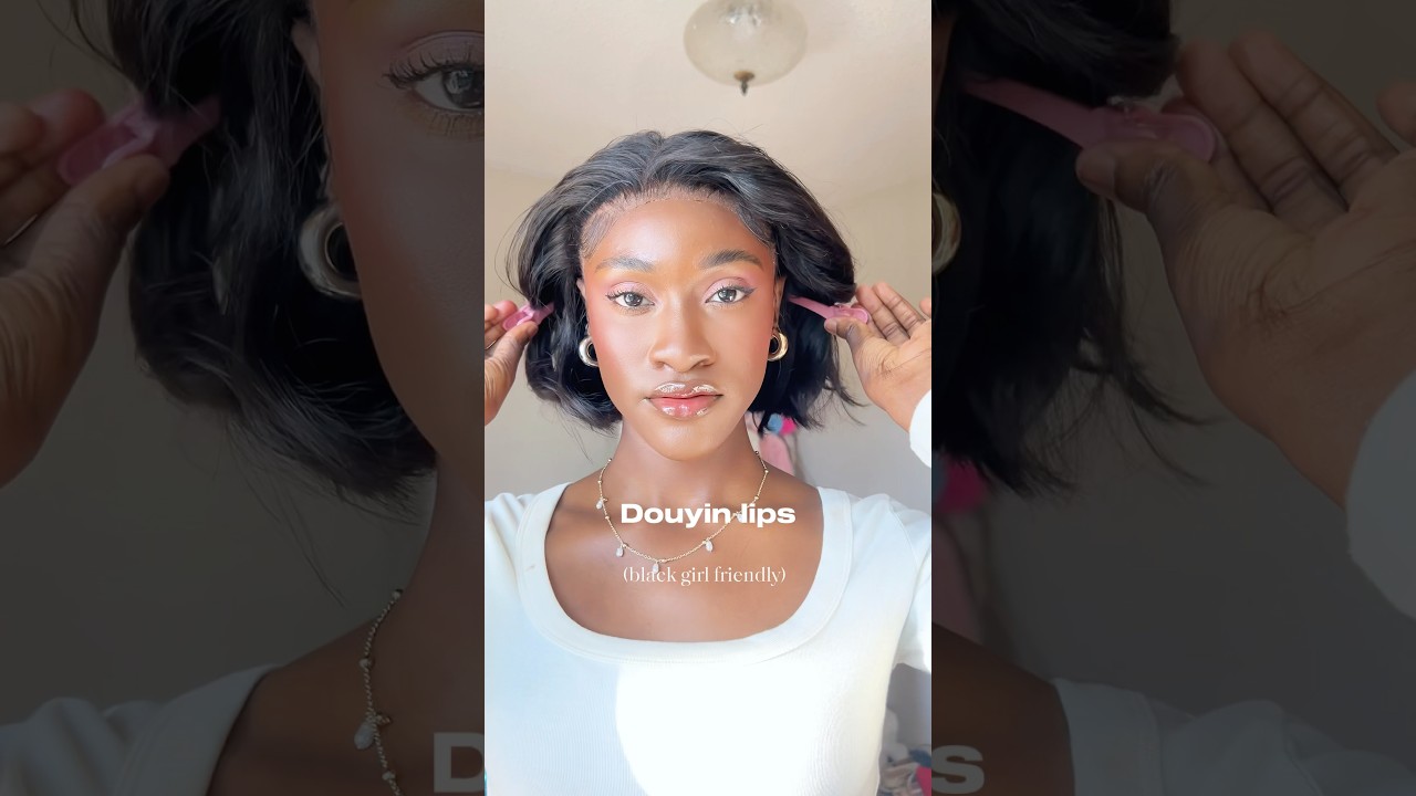 Attempting a new lip pie style I’ve been seeing🤍 #kbeauty #douyinmakeup #makeuptutorial #beauty