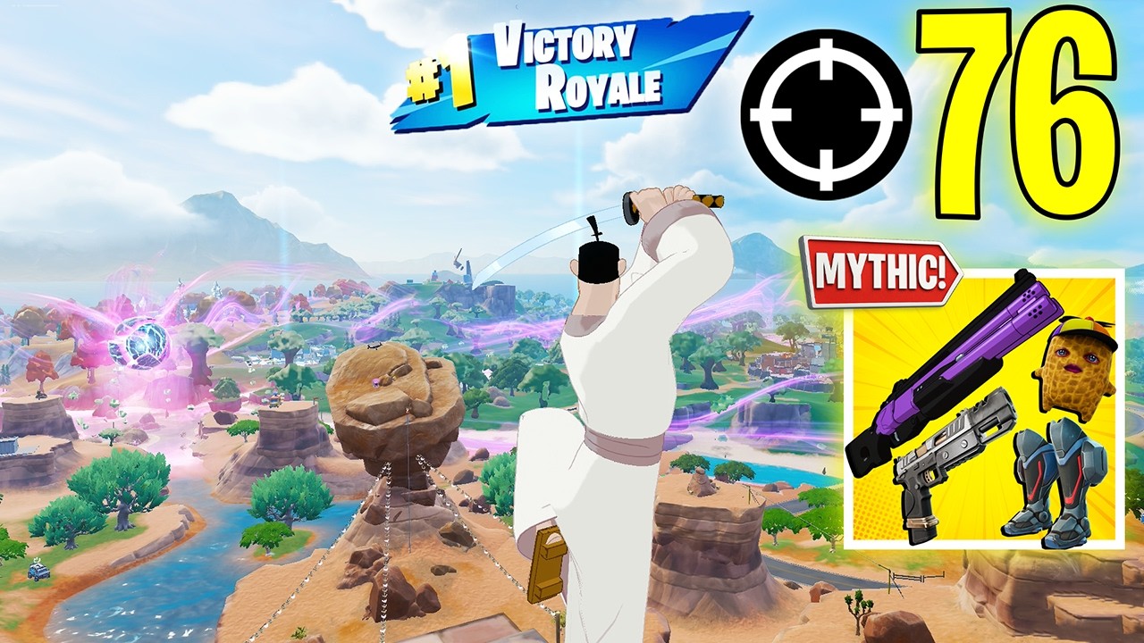 76 Elimination Solo Vs Squads Gameplay "Build" Wins (NEW! Fortnite Chapter 7 Season 3)