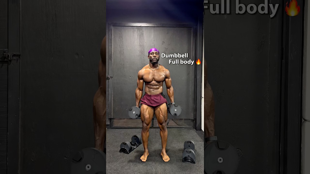 Insane #dumbbell #fullbodyworkout #homeworkout #shorts #workout #viralshorts #fitness #legs