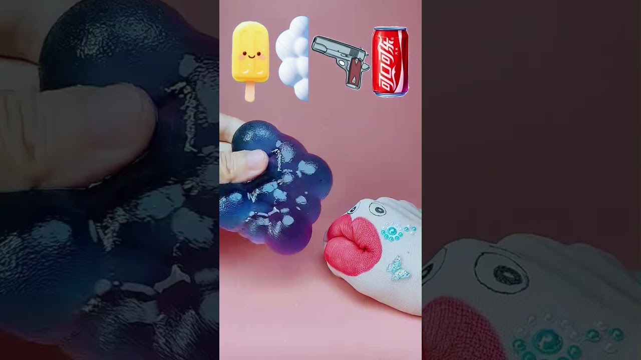 ASMR hand mukbang | Ice cream gummy | Cloud fat fruit jelly | Cola drink#asmr #stressrelief