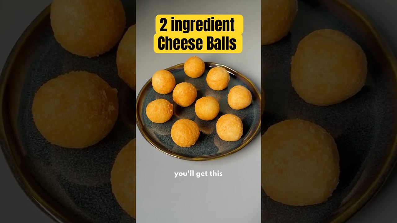 2 Ingredient Cheese Balls that made me MOIST! #foodreview #foodie #recipe #foodhack