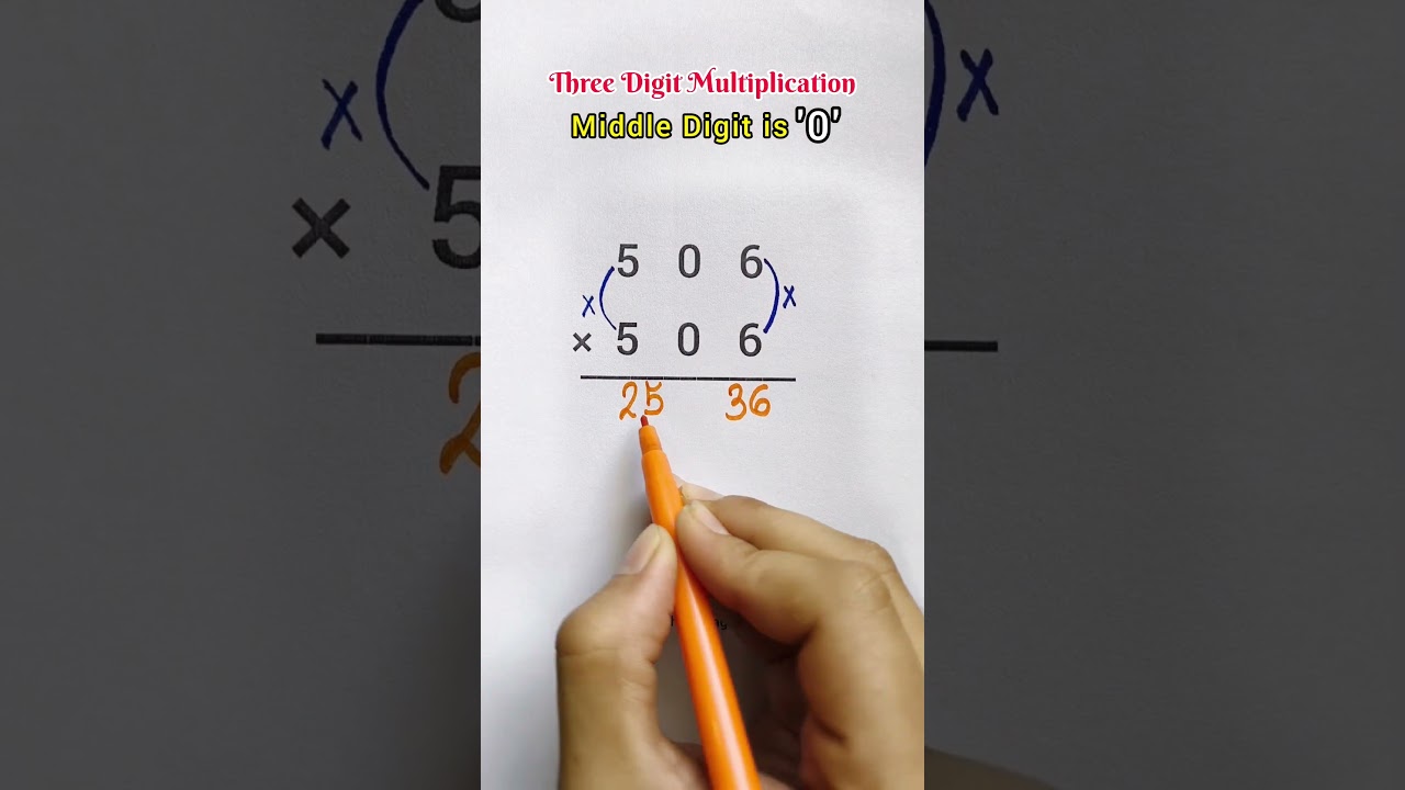 Amazing Multiplication Trick #shortsfeed #shorts #multiplication