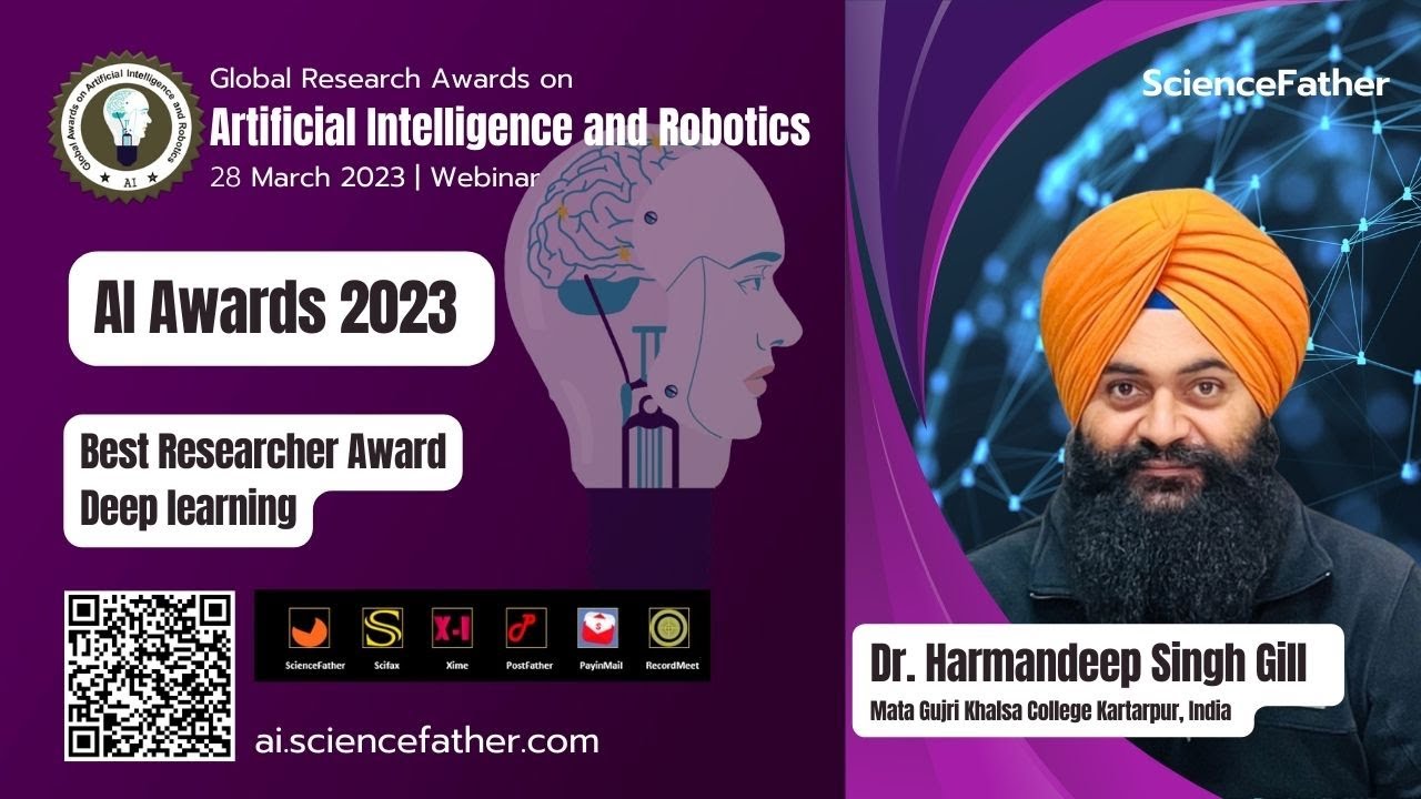 Dr. Harmandeep Singh Gill,  Mata Gujri Khalsa College Kartarpur, India , Best Researcher Award
