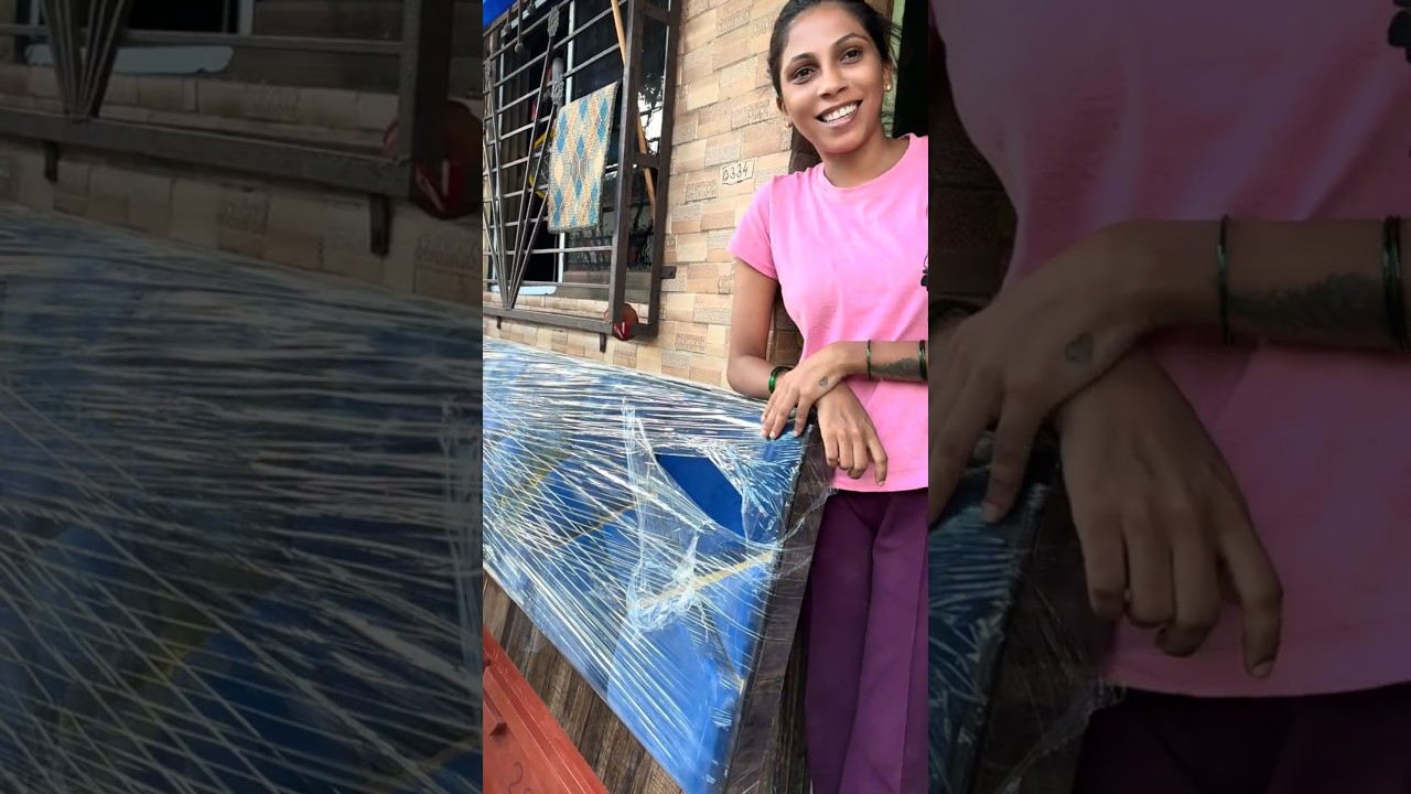 संसारात आजुन एक गोष्ट Add झाली ☺️#marathivlog #familyvideo #momlife #familyvlog #trending #viralvlog