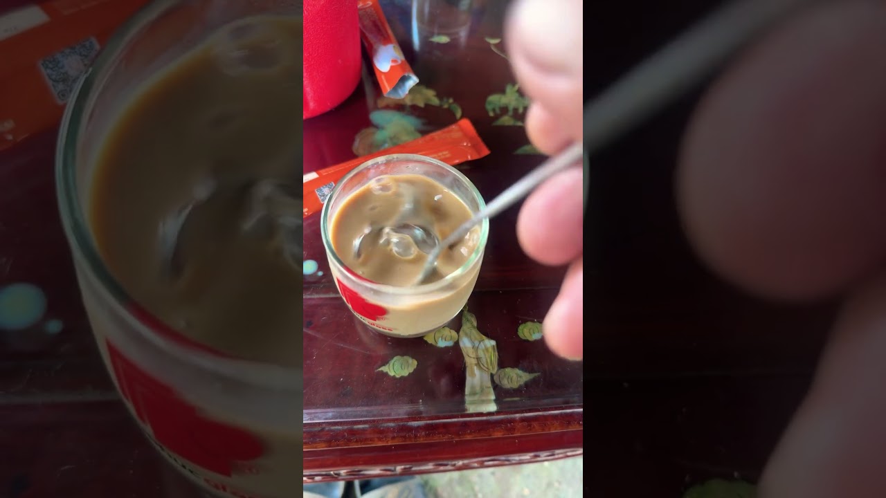 믹스커피 타는 순서 '이렇게 하면 맛이 달라집니다! #음식궁합1