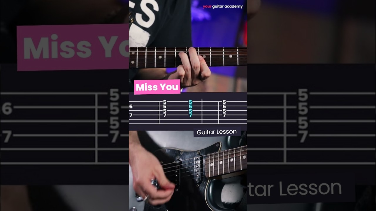 Miss You - The Rolling Stones Guitar Lesson with Tabs
