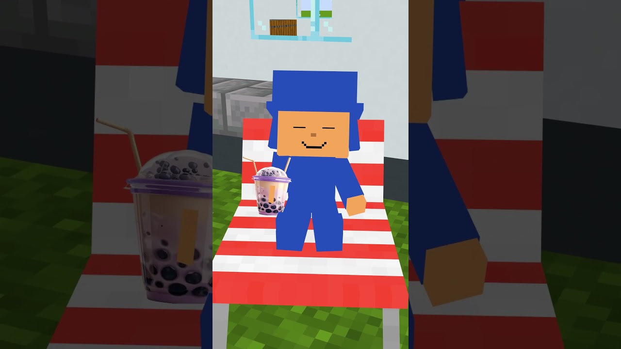 POCOYO RECUERDA COMO CORRIA #shorts #minecraft  #robux #roblox #pocoyo