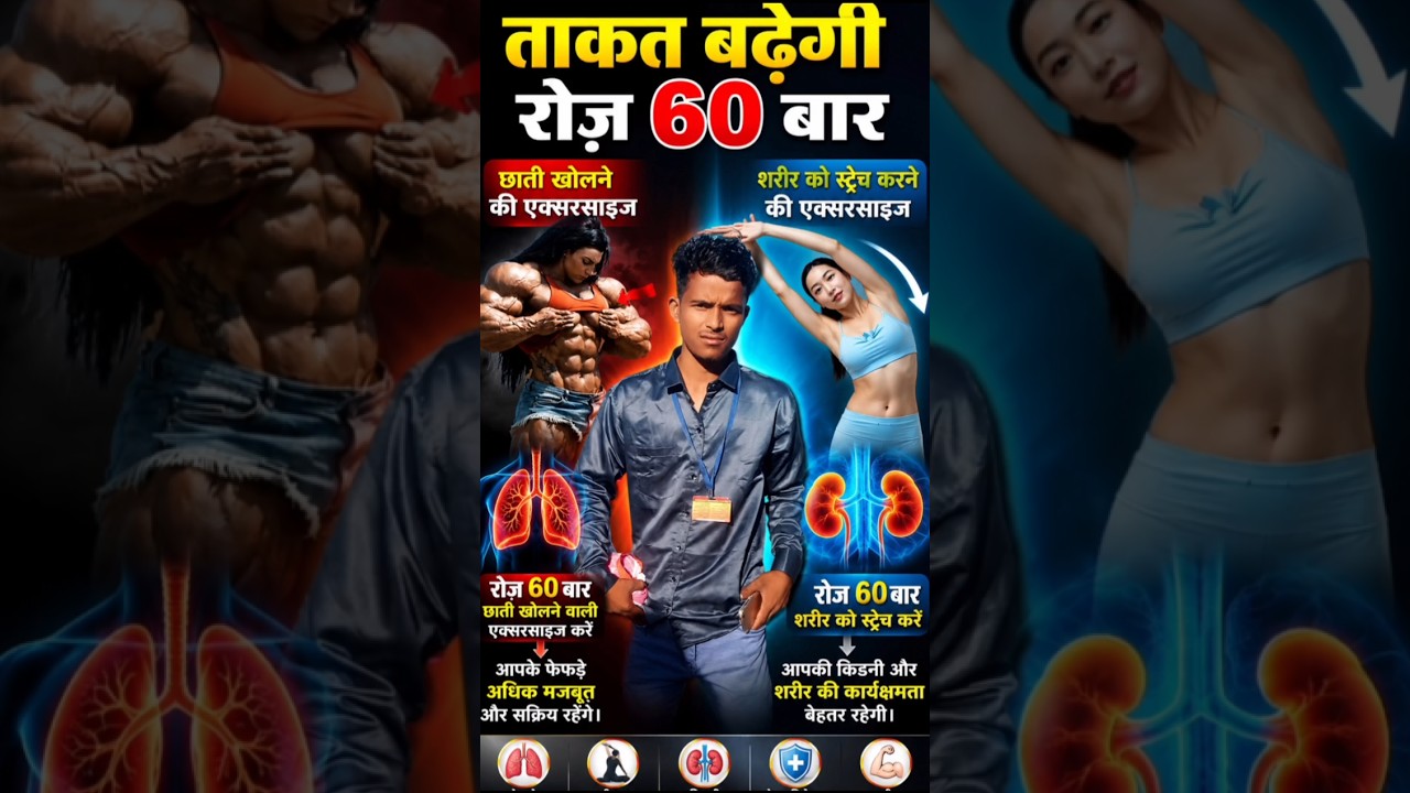 सिर्फ 60 रेप्स रोज़, शरीर में दिखेगा बड़ा बदलाव#fitness #motivation #exercise #explore #@Louixx