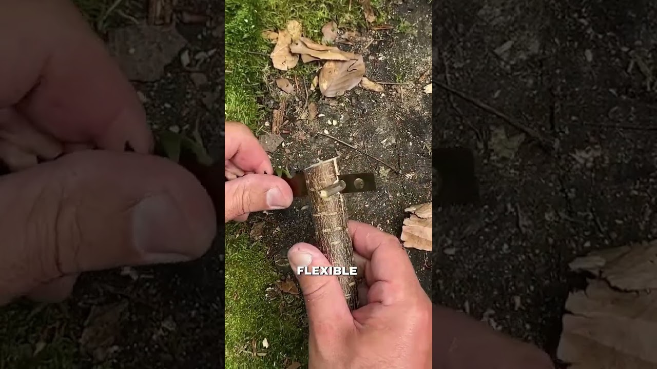 survival skills_Diy bow saw in extreme condition in 5 minutes #survival #camping #lifehacks #bushcra
