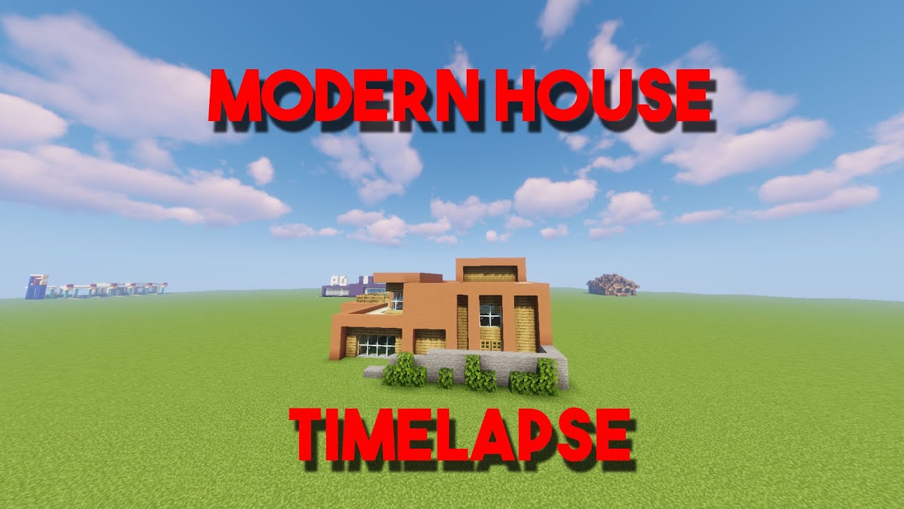 Minecraft Modern House Timelapse