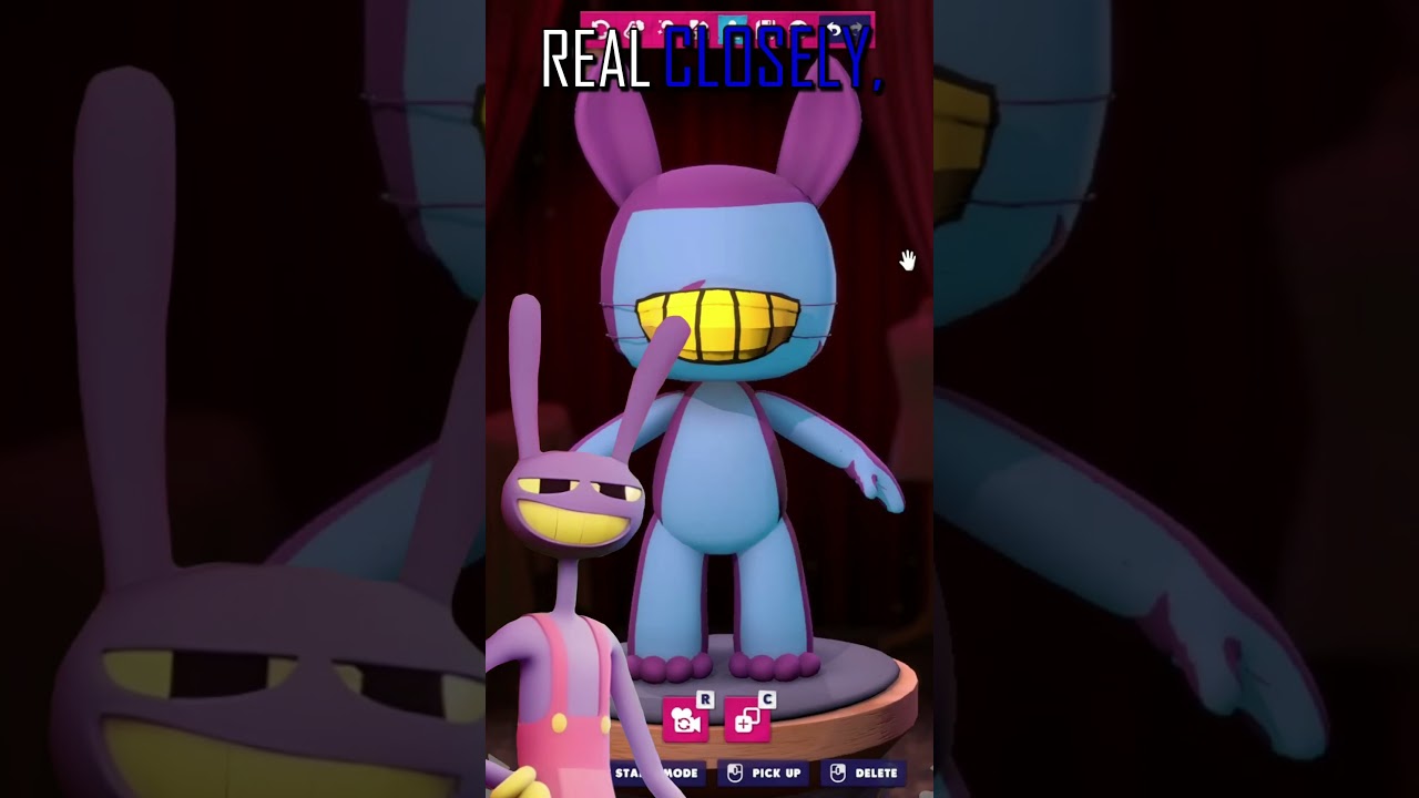 Getting Jax's Eyes and Mouth JUST Right... #restitched #amazingdigitalcircus #gaming
