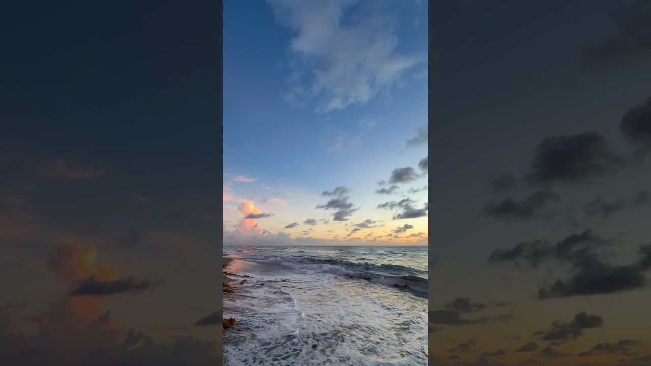622a 7.2.26 down at the shoreline #beach #ocean #sunrisetime in