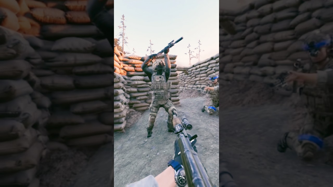 HOLD THEM OFF! #gaming #military #drone #trenches #milsim #armareforger #simulator #combat #ufds