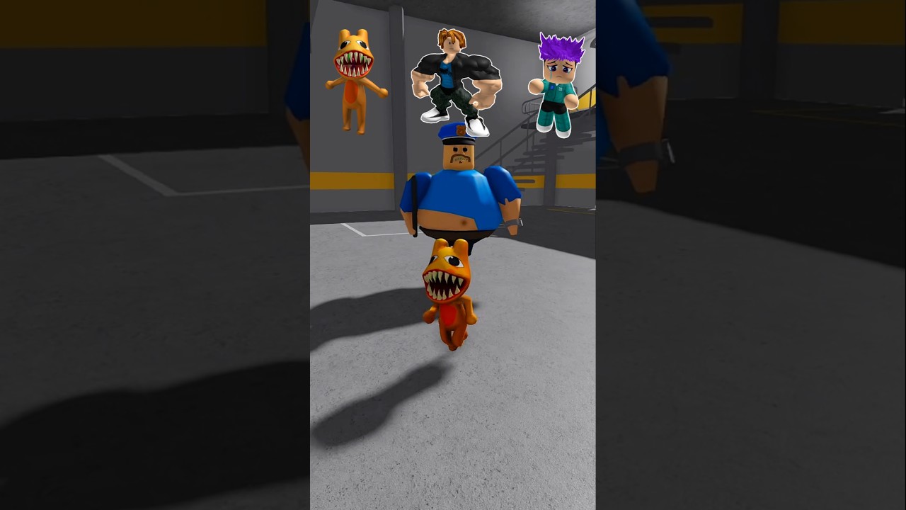 Animal hospital vs bacon vs Thanos escape BARRY'S PRISON RUN #roblox #shorts
