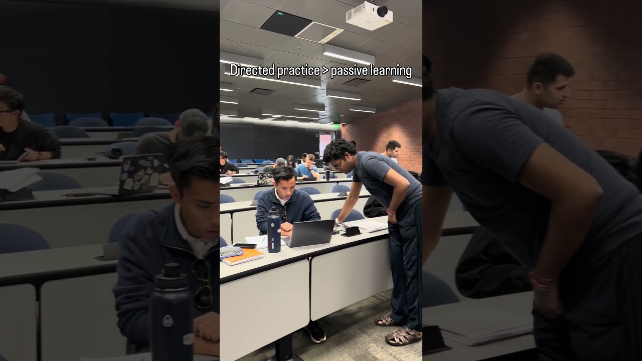 Flipped Classroom in Action (Calc 3 Students Working Together)