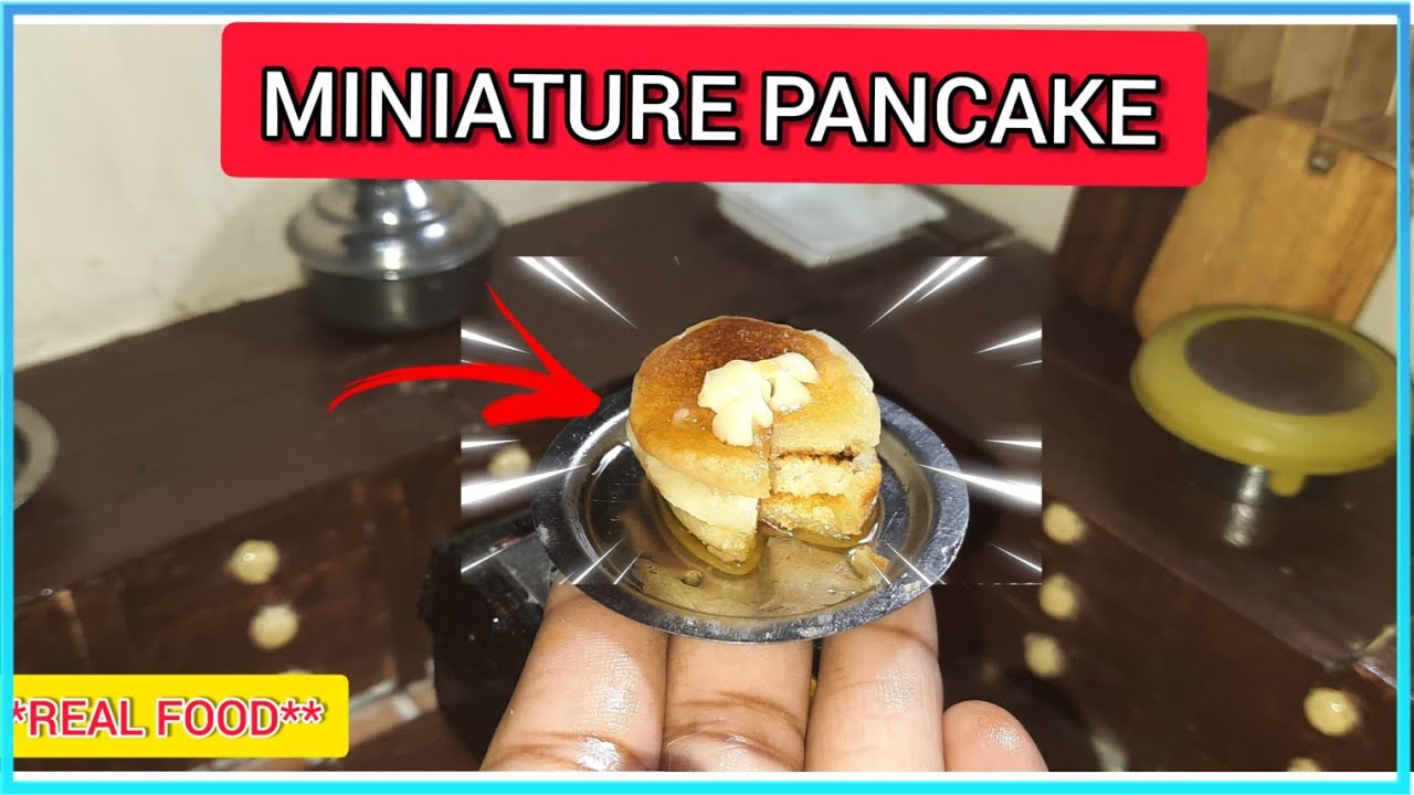 Miniature Pancake Recipe | Mini Pancakes | Miniature cooking | tiny chef channel