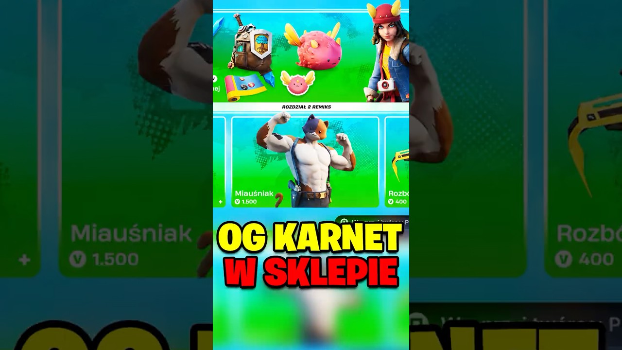 KOLEJNY OG KARNET W SKLEPIE FORTNITE!! #shorts