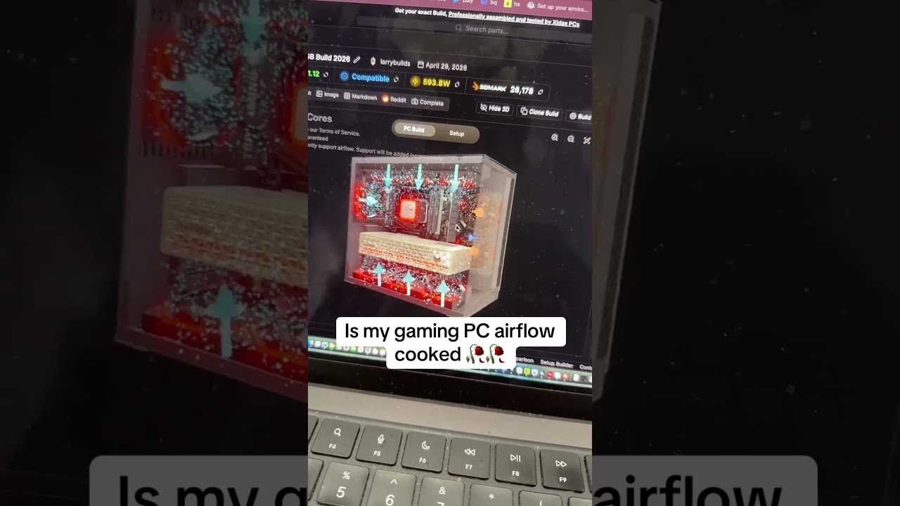 Idk how airflow works #pcbuilding #gamingpc #pcbuild