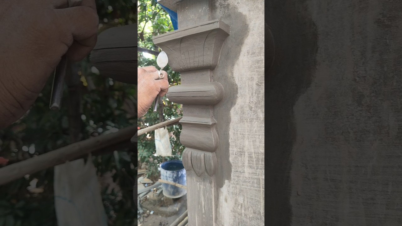 Kovil civil design 🔱 cement design ##trending ##civilengineering ##god ##tamilsong ##shorts