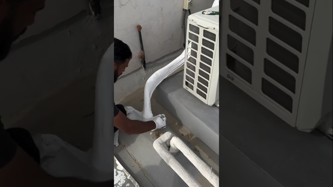Why Are AC Pipes Wrapped with Insulation? ❄️🏠 | #shorts