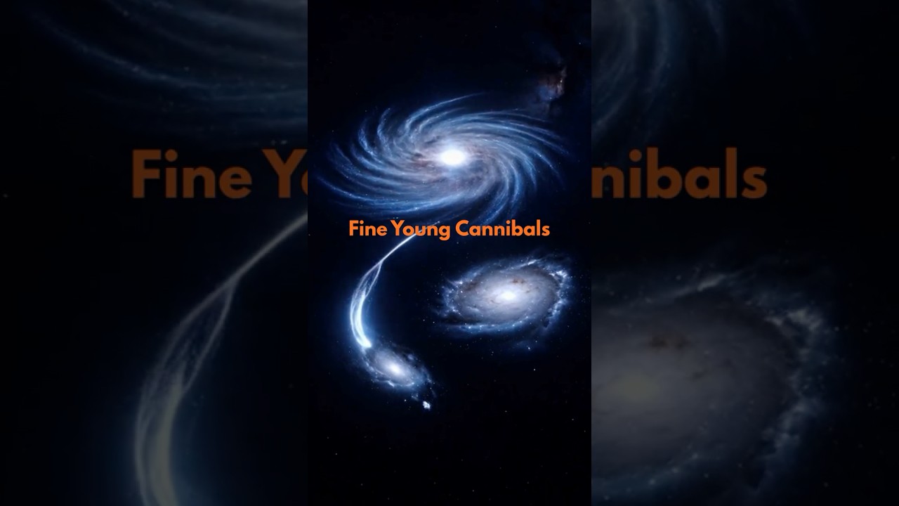 Fine Young Cannibals One Galaxy Is Eating Its Little Brother #Space #Astronomy #Universe #Science