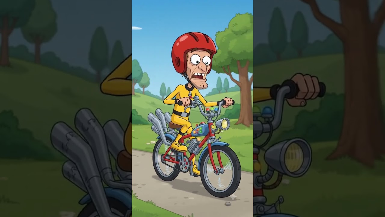 Learning to Ride: A Comedy of Errors" #funny #3danimation #cartoon #shorts #littlerider #longriders