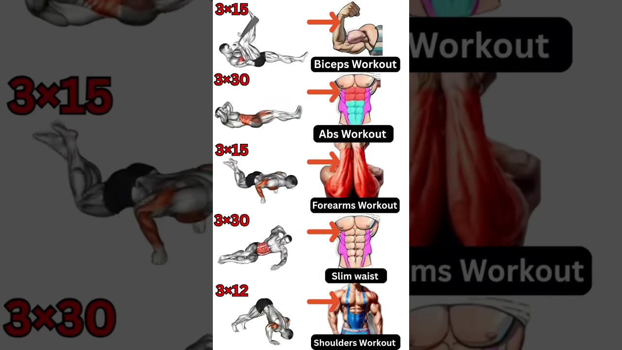 💪 5 Full-Body Power Moves – Just 5 Minutes!No equipment, no excuses