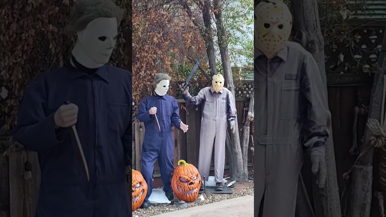 2025 Halloween neighbors yard