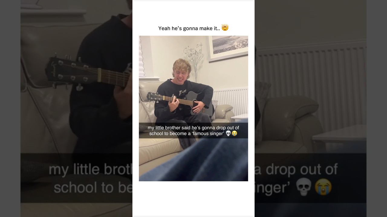 bros going crazy #singing #guitar