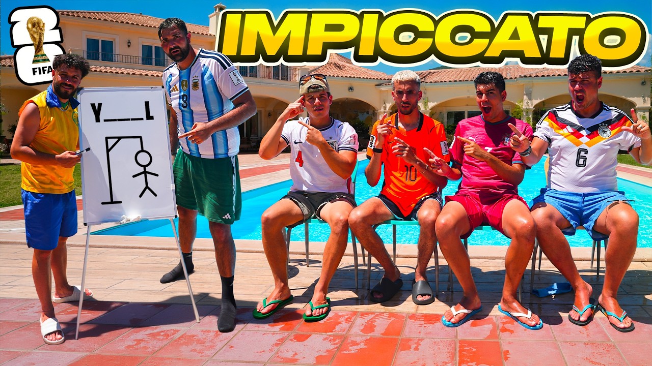 ⚽ L'IMPICCATO con i CALCIATORI in VILLA ELITES!