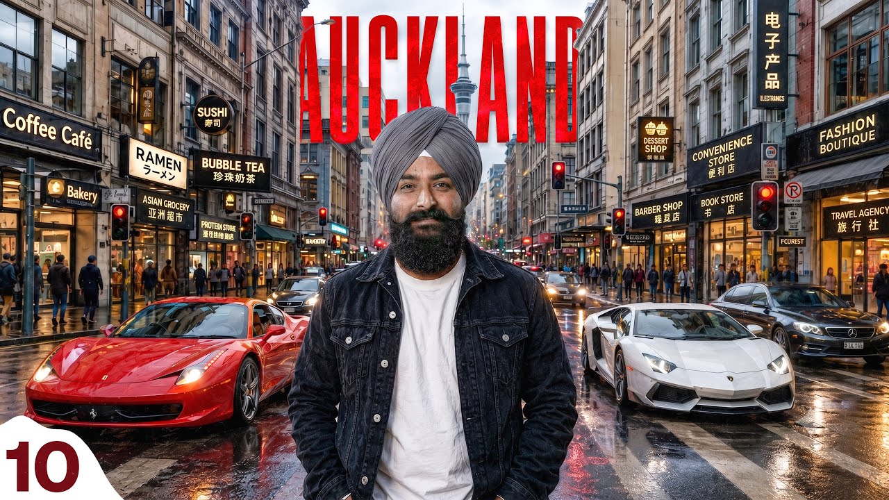 ਨਿਊਜ਼ੀਲੈਂਡ ਤੇ ਚੀਨੇ ਕਾਬਜ਼ ਔਕਲੈਂਡ ਦੀਆਂ ਸੜਕਾਂ ਦਾ ਹੈਰਾਨ ਕਰਦਾ ਨਜ਼ਾਰਾ 🇳🇿🇨🇳 A day in  Auckland 