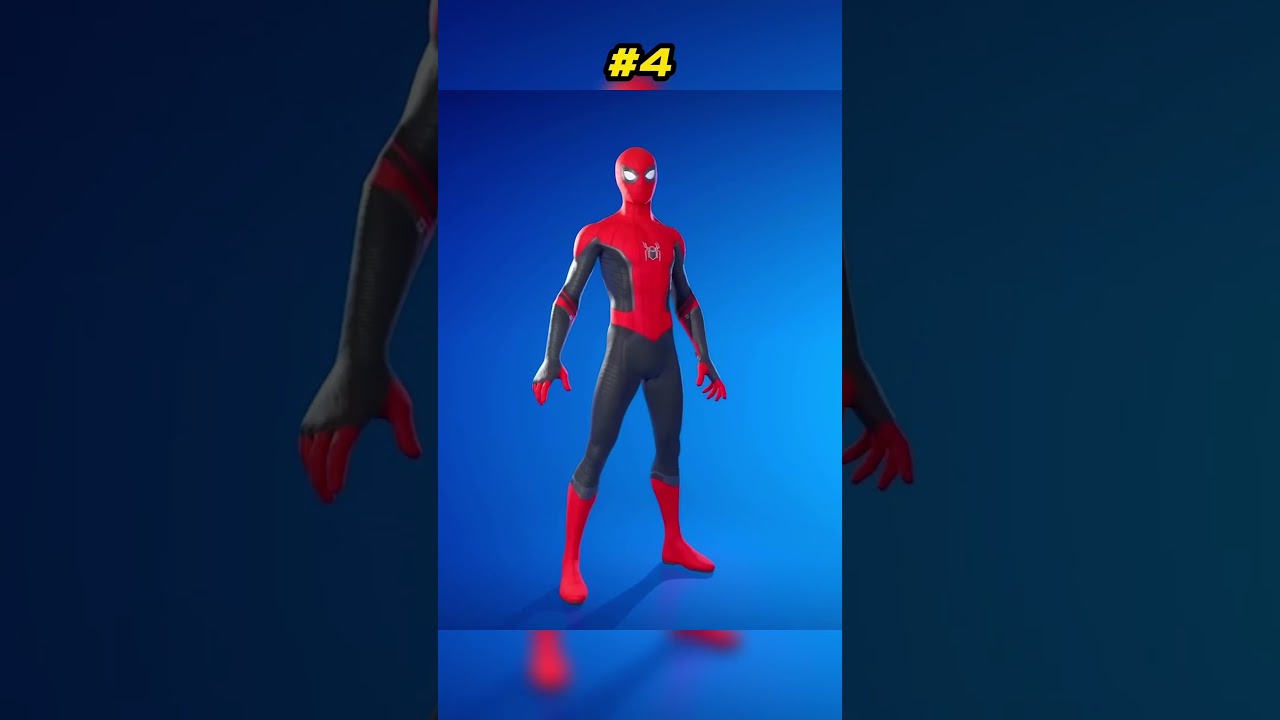 QUAL É A MELHOR SKIN DO HOMEM-ARANHA NO FORTNITE? #fortnite #fortnitebr #spiderman #jogos #ps5