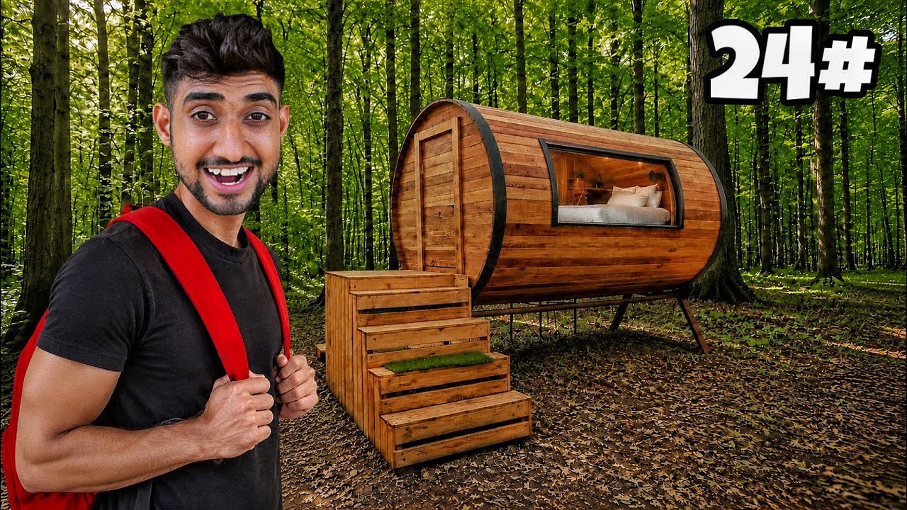 I Survived 24 Hours Inside a Giant Barrel
