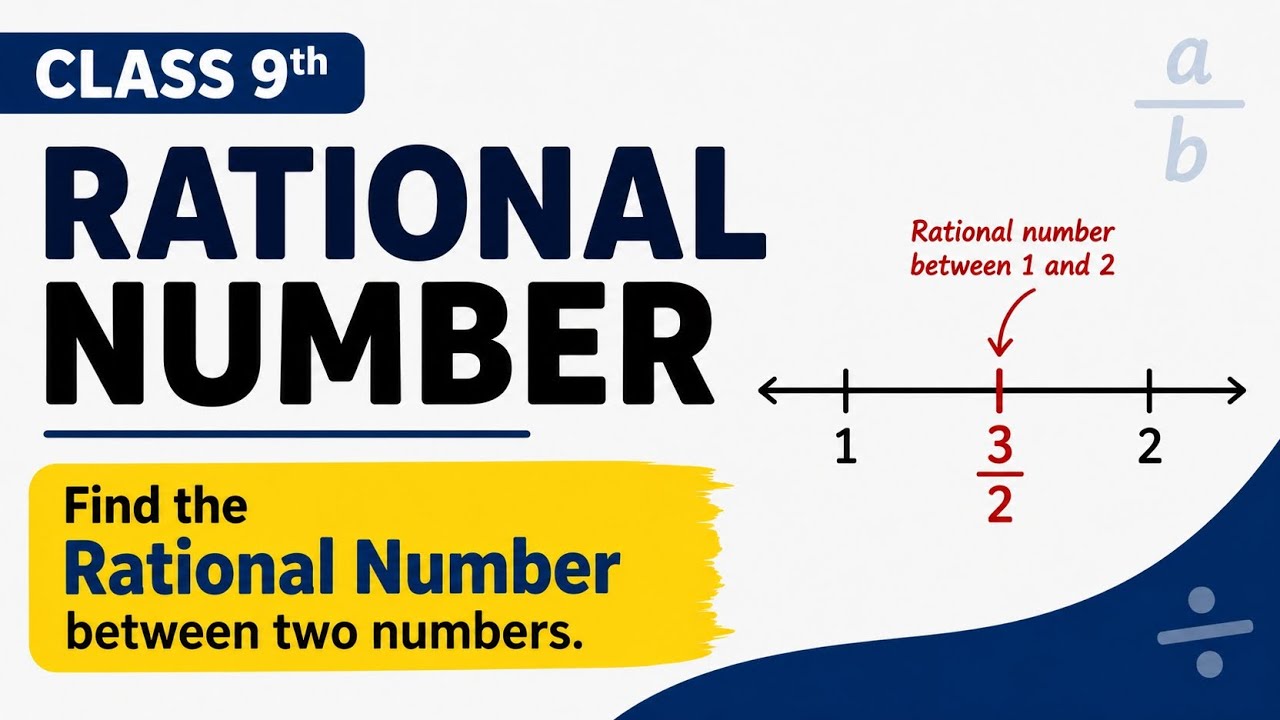 Find the rational number between two numbers