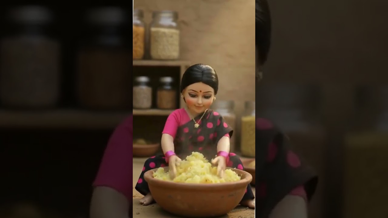 Samosa Snack Recipe 🫓🥐🍪✨🤤🥨 #miniature #ytviral #ytshorts #minivlog #tinyshort #cookingshorts #viral