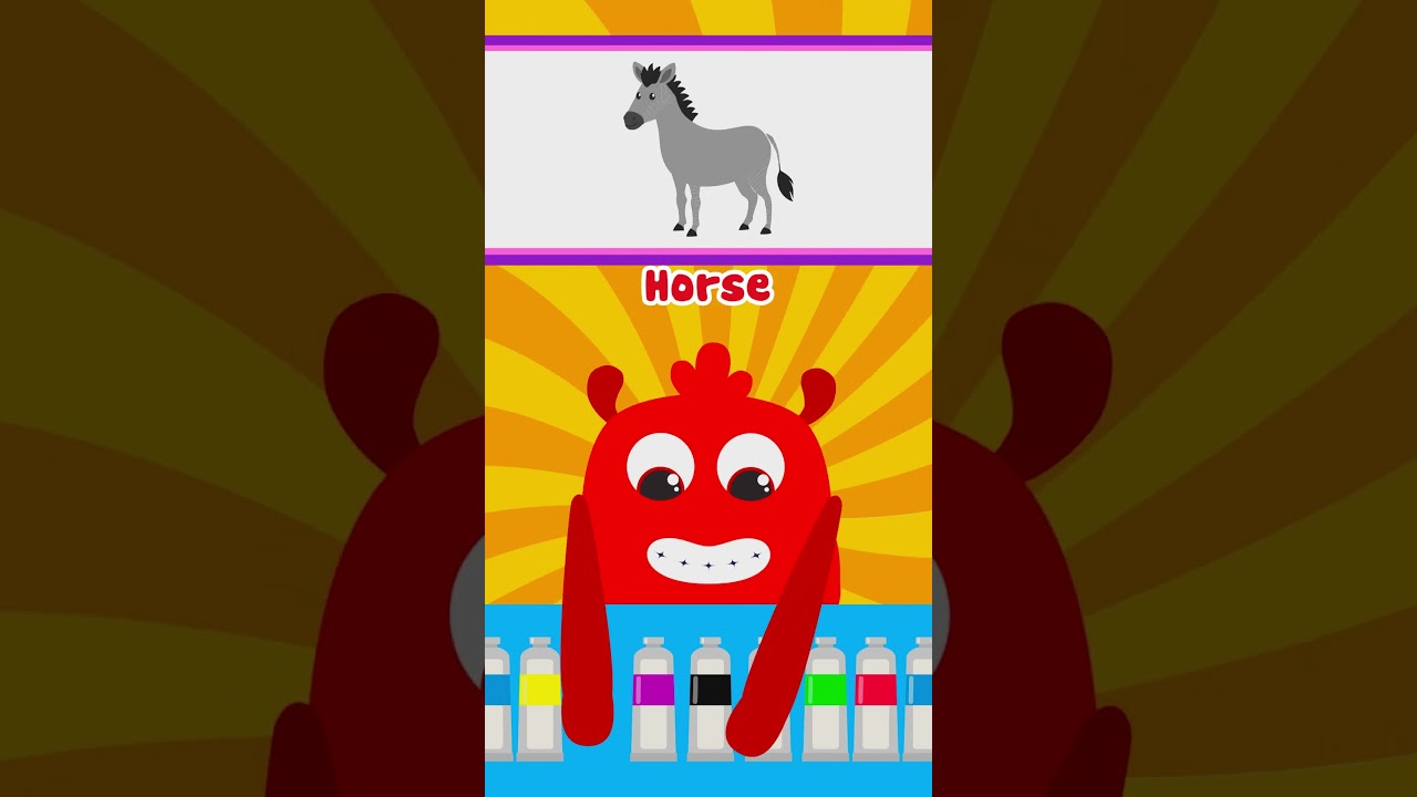 Where Did the Colors Go? - Animals and Colors for Kids! #ColorSong #AnimalsForKids #shorts #forkids